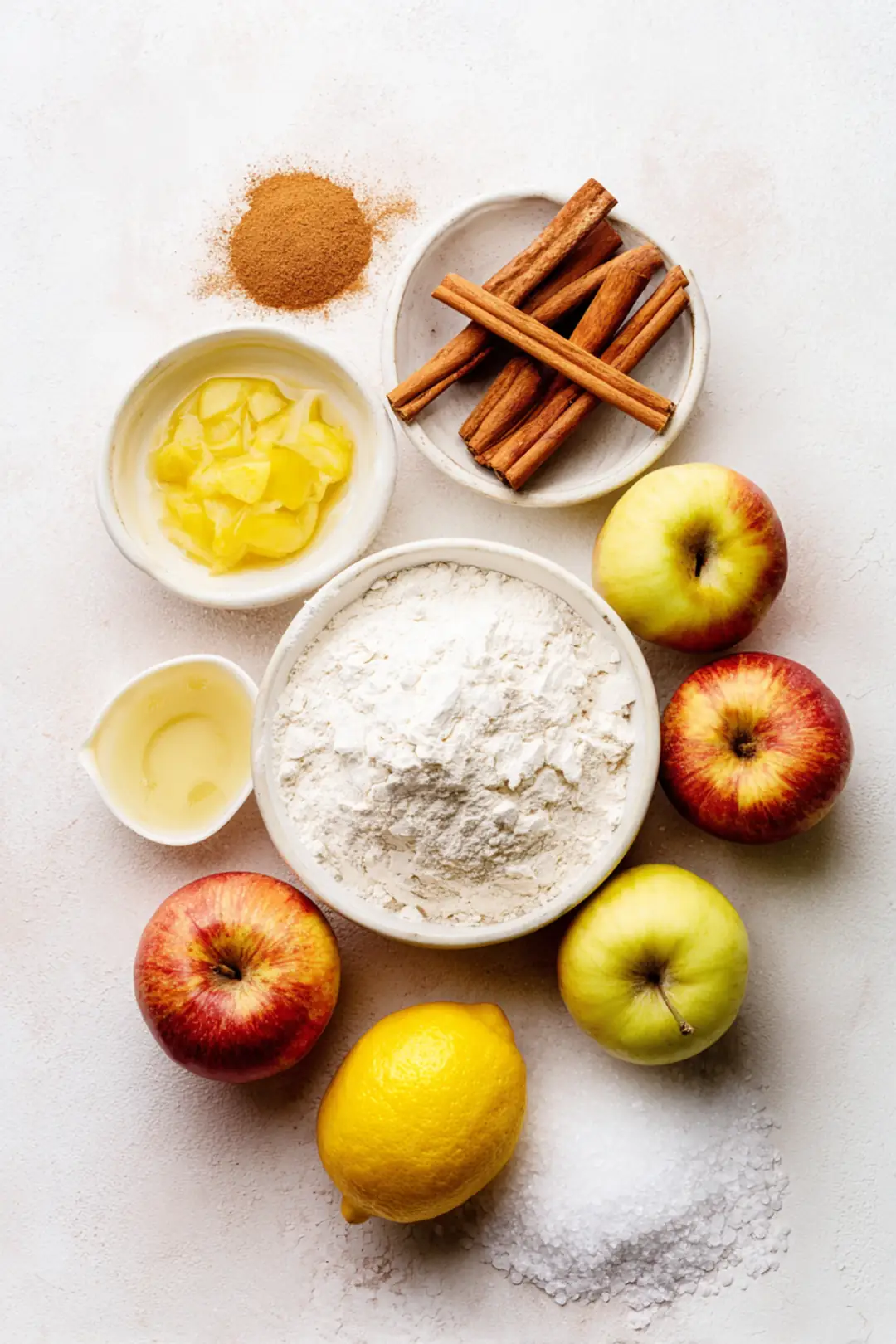 Air fryer puff pastry roses - ingredients