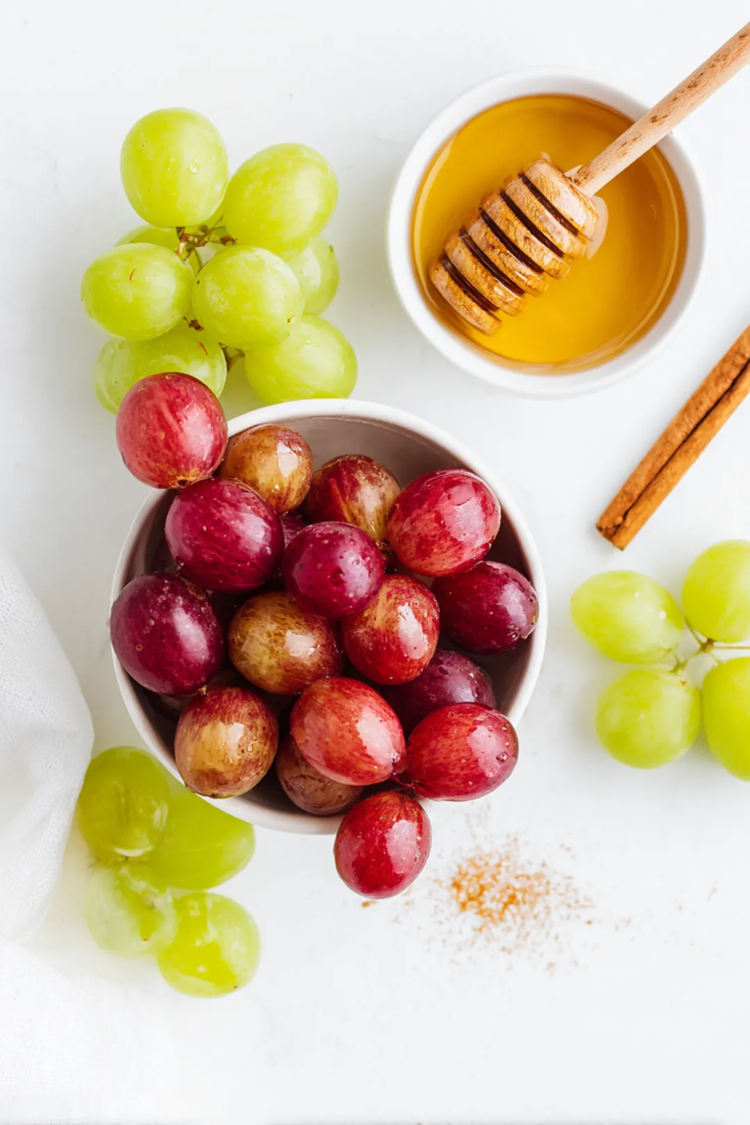 Air Fryer Roasted Grapes - ingredients