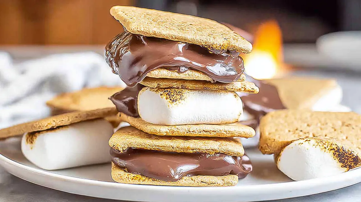 Air fryer s'mores hack