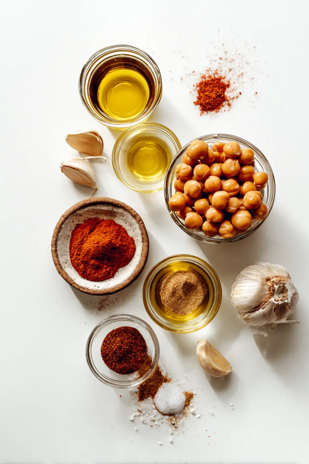 Air fryer spicy roasted lupini beans - ingredients