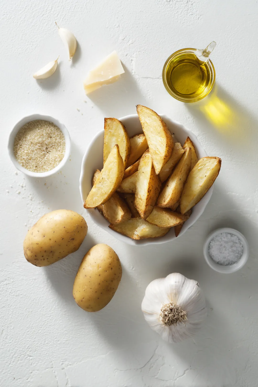 Air fryer truffle oil potato wedges - ingredients