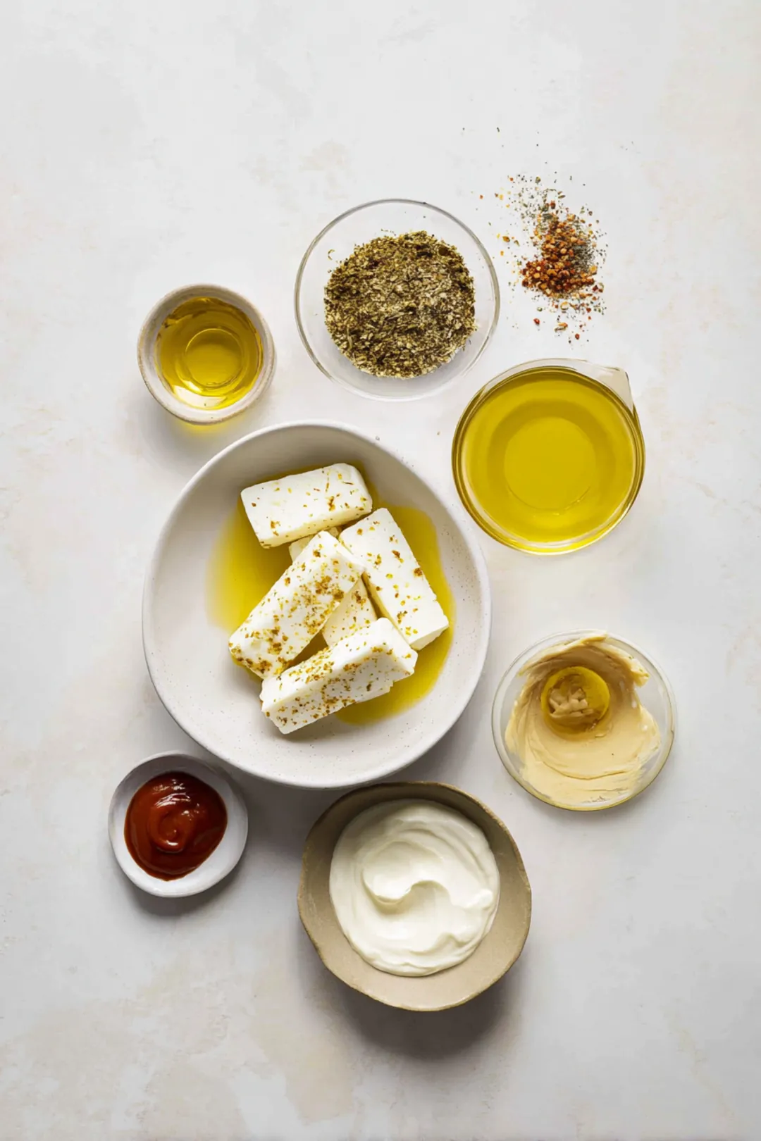 Air fryer zaatar halloumi fries ingredients