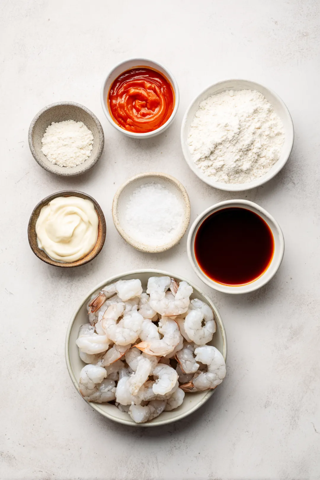 Banging Bang Bang Shrimp - ingredients