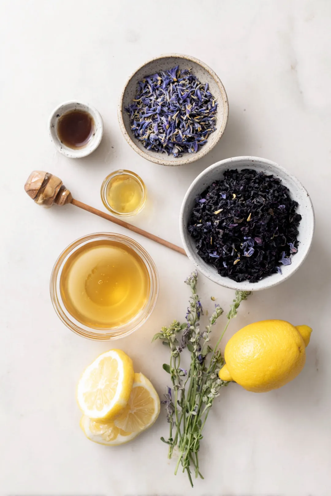 Blue Butterfly Pea Flower Iced Tea ingredients
