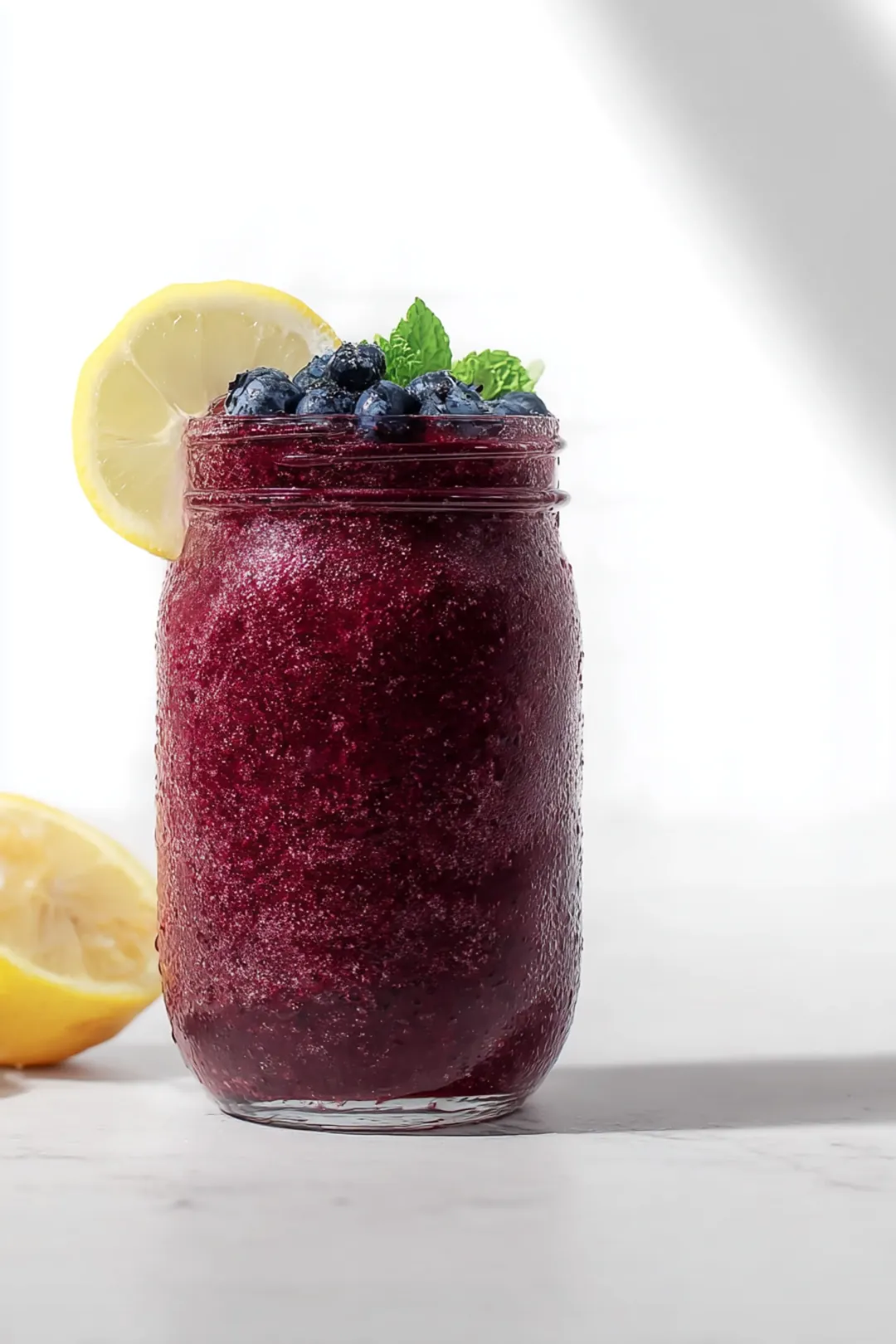 blueberry lemonade slushie