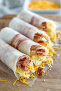 Brush the outside of each wrap with olive oil and air fry for an additional 4-5 minutes until the wraps are golden and crispy.