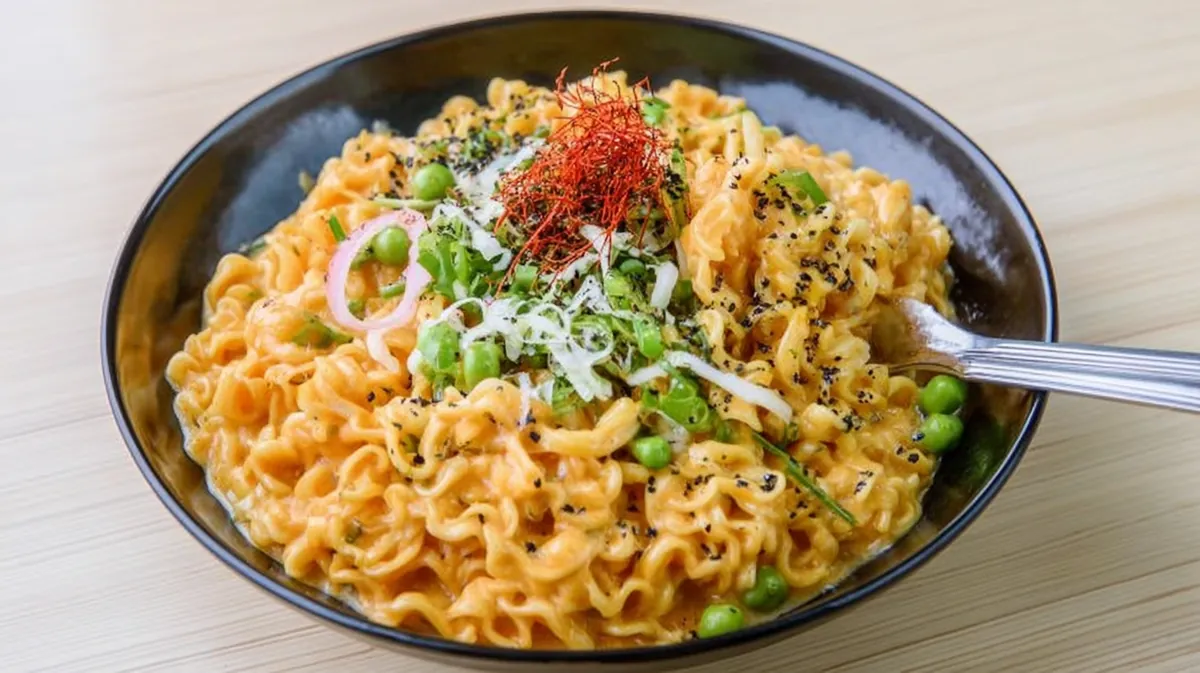 Carbonara buldak ramen late night snack