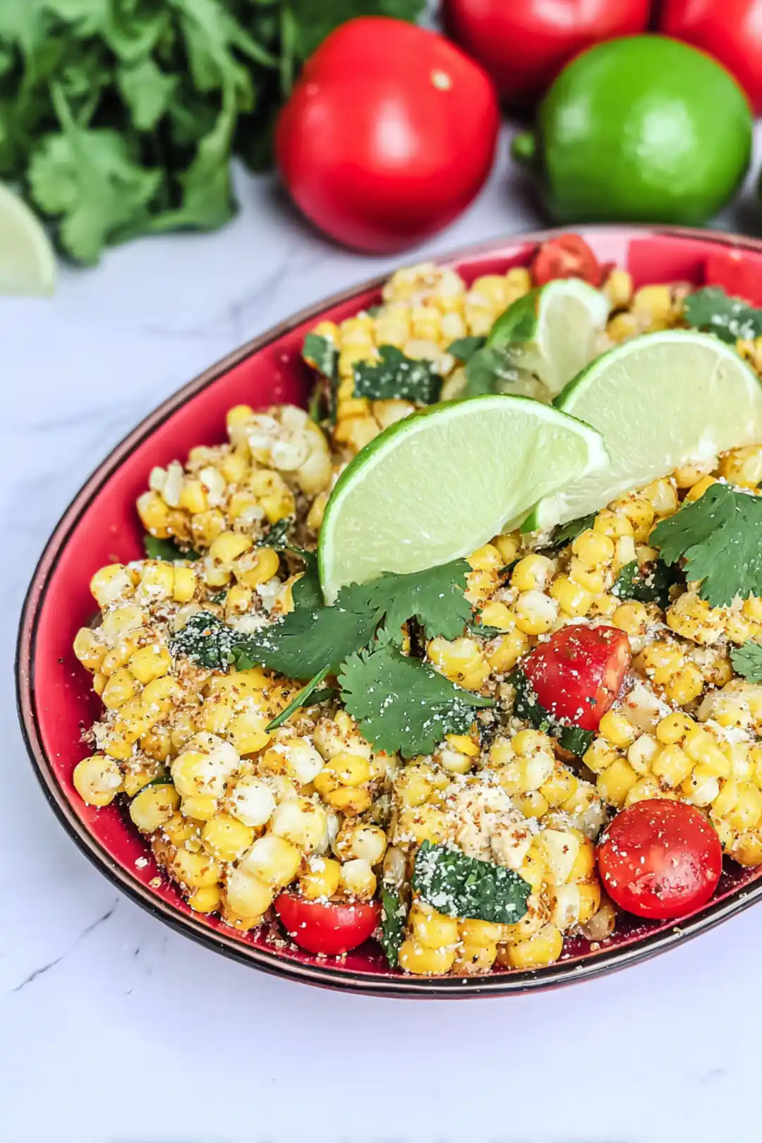Coachella-style street corn elote with tajin lime