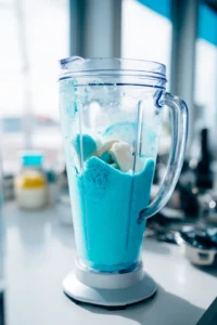 Combine coconut milk, frozen banana, and blue spirulina in a blender and blend until smooth.