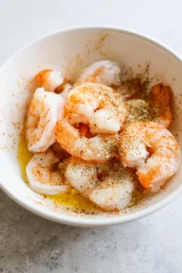 Combine shrimp buttermilk and cajun seasoning in a bowl and marinate for 10 minutes