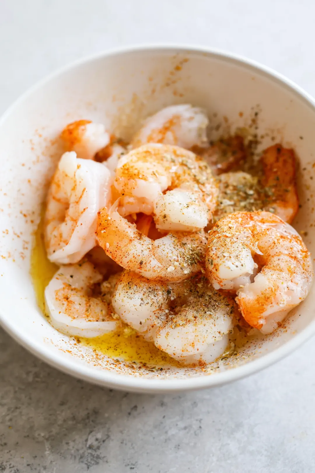 Combine shrimp buttermilk and cajun seasoning in a bowl and marinate for 10 minutes