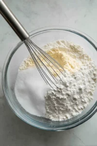 Combine the dry ingredients in a mixing bowl