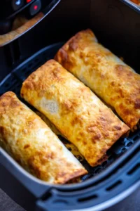 Cook burritos for 15 minutes until crispy