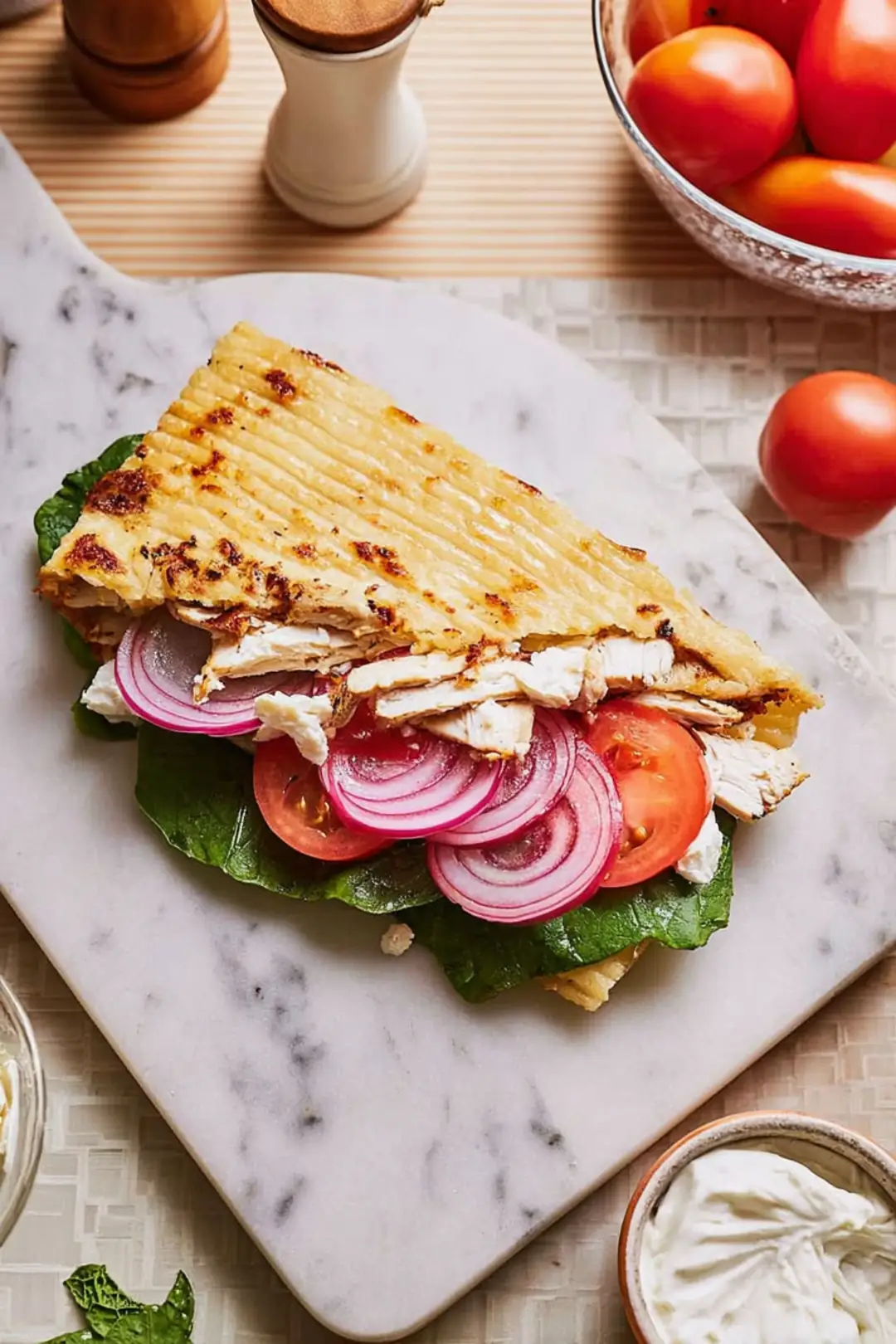 Cottage Cheese Flatbread