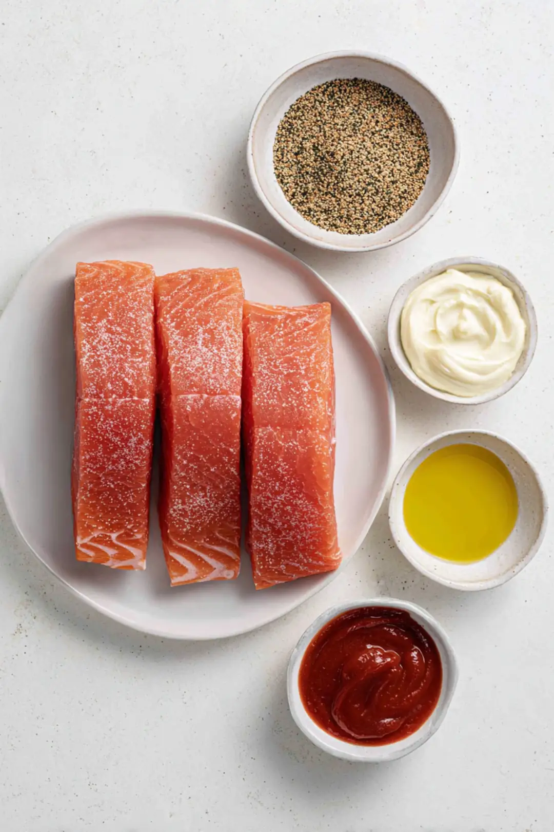 Crispy Air Fryer Furikake Salmon Bites with Spicy Mayo