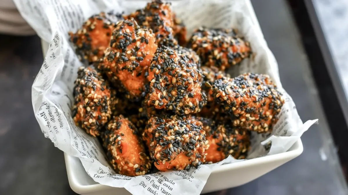 Crispy Furikake Salmon Bites