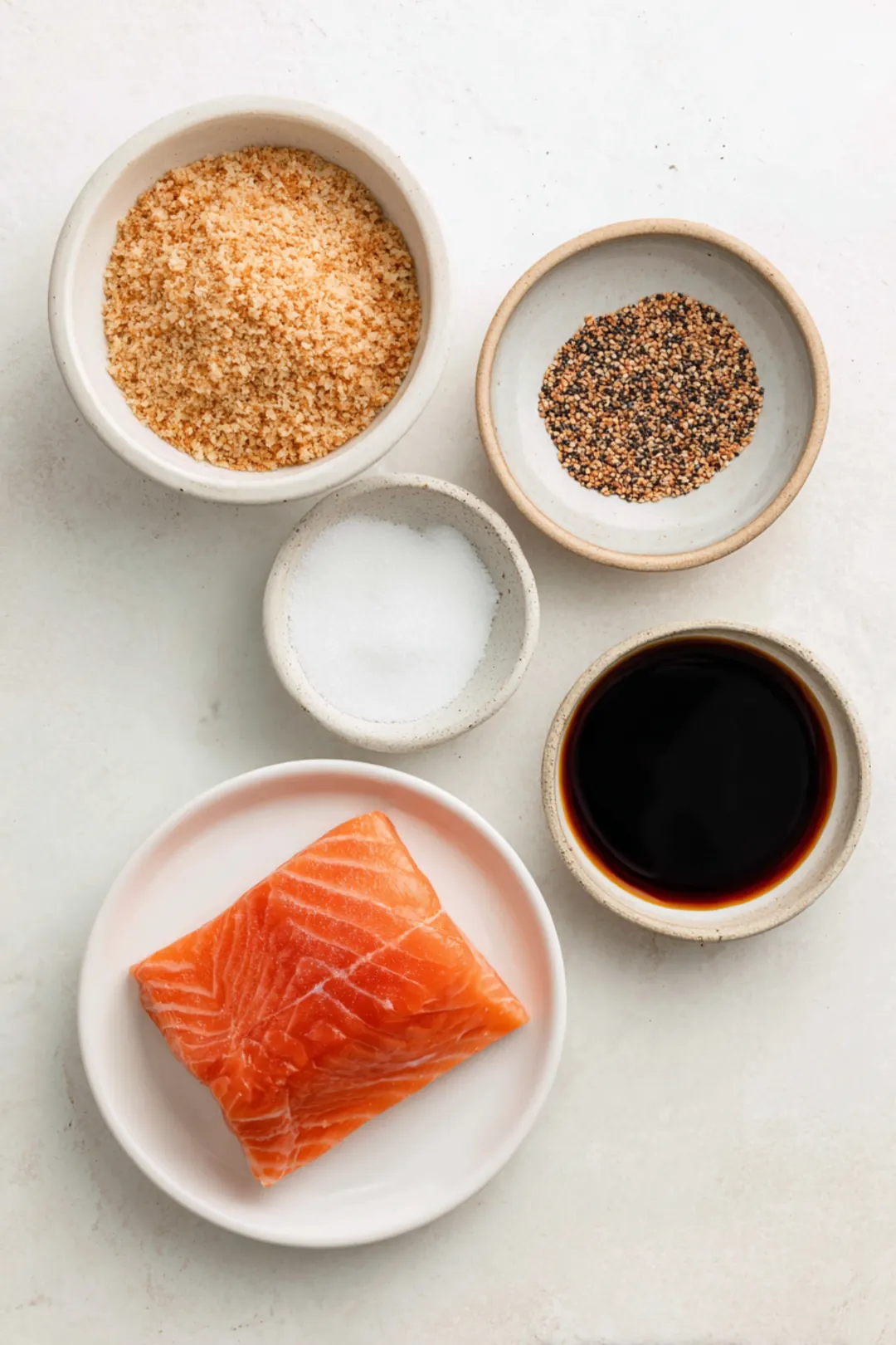 Crispy furikake salmon bites ingredients