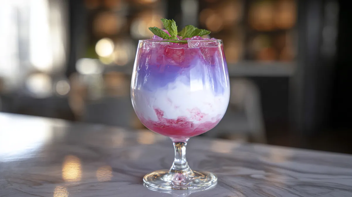 Desert Mirage Cocktails with Butterfly Pea Flower