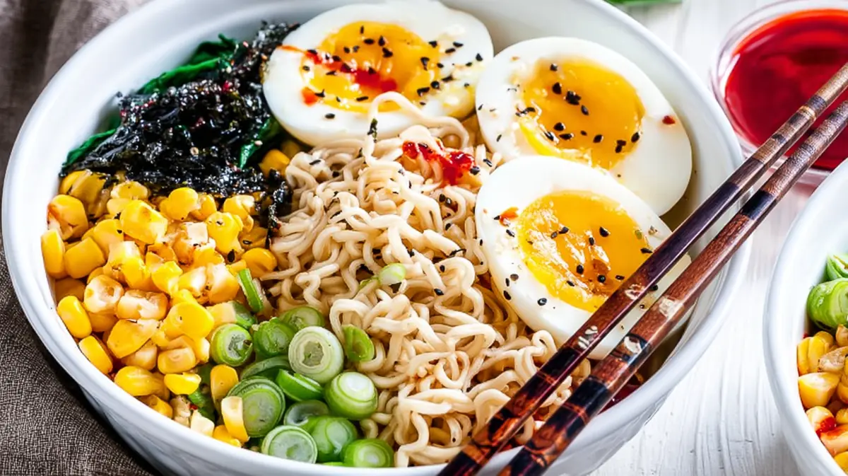 Elevated Instant Ramen with Soft Boiled Eggs