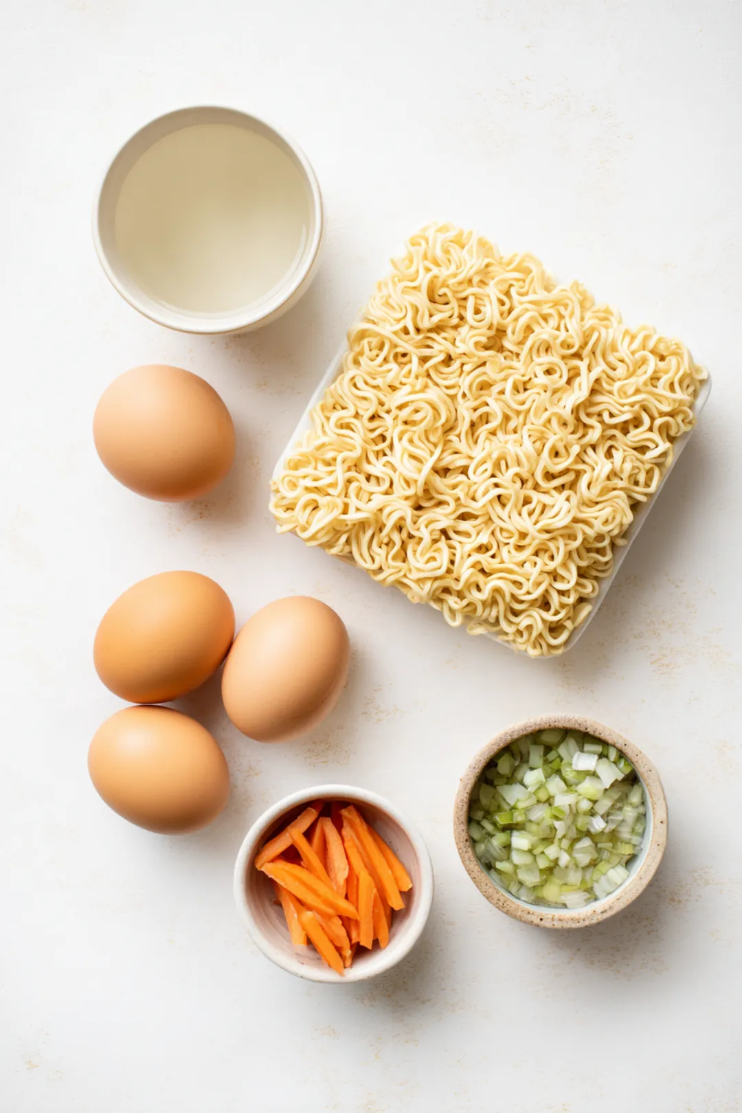 Elevated Instant Ramen with Soft Boiled Eggs ingredients