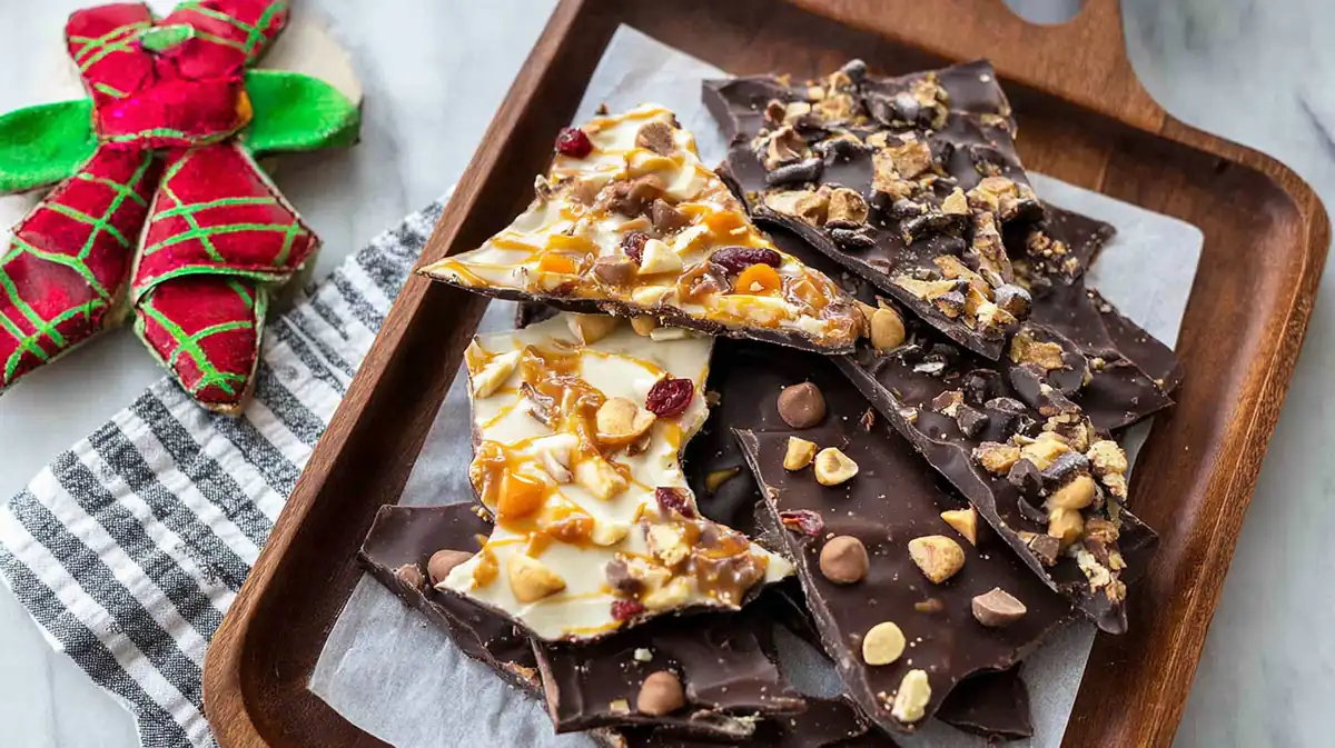 Flourless Passover Chocolate Bark Surprise