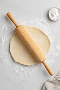 Fold the edges of the tart over the filling