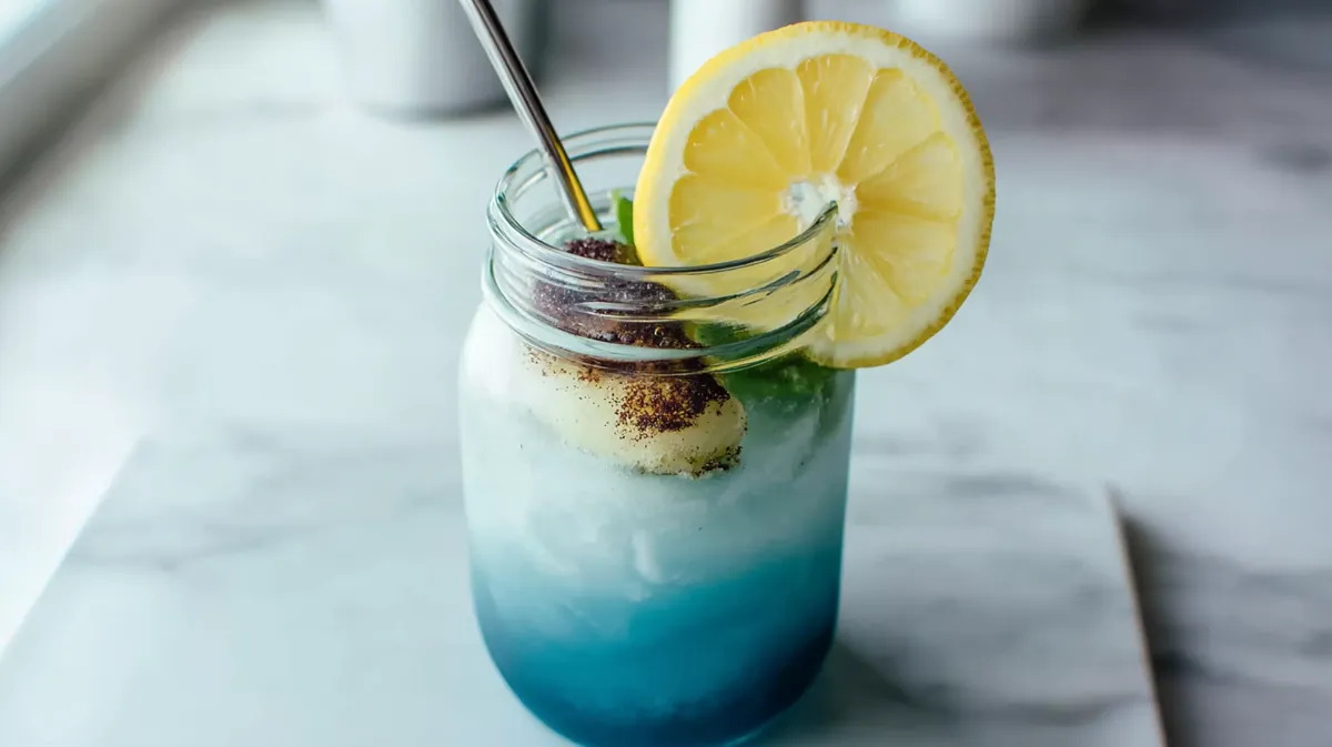 Glacier Blue - Spirulina Lemonade Slushies