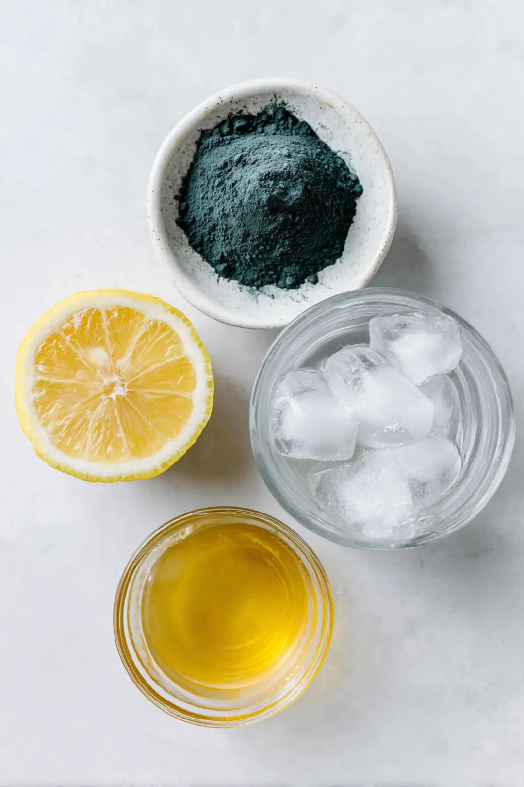 Glacier Blue spirulina lemonade slushies ingredients