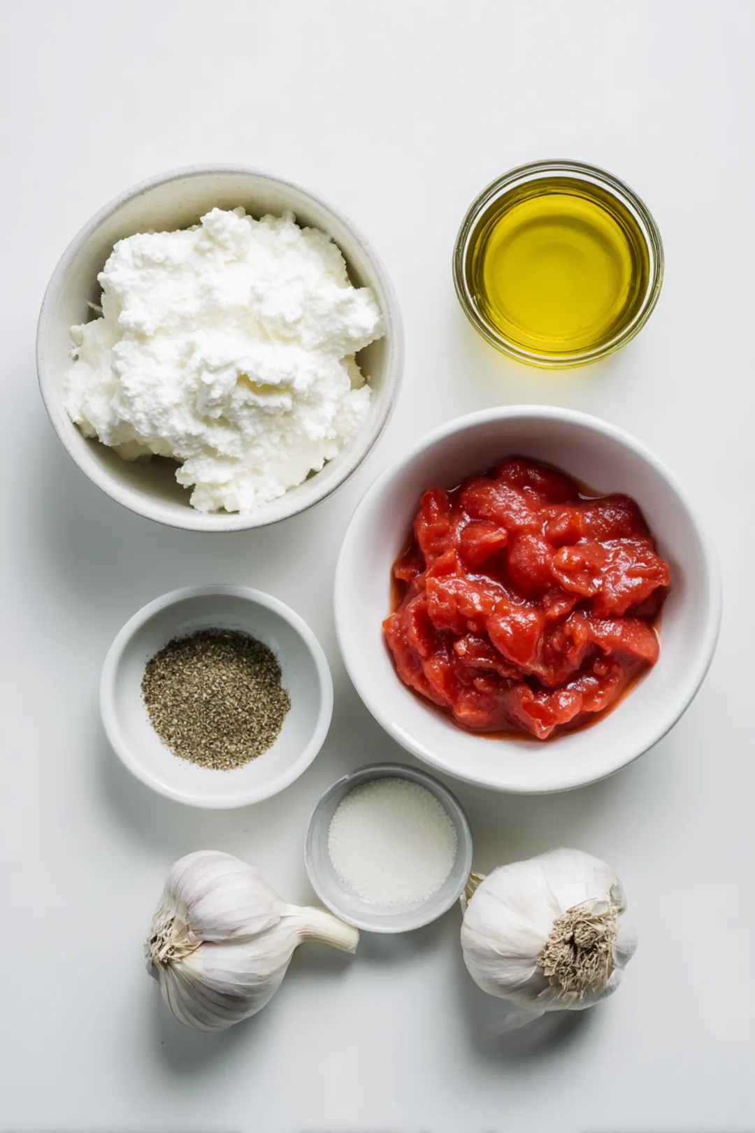High-Protein Cottage Cheese Pasta Sauce - ingredients