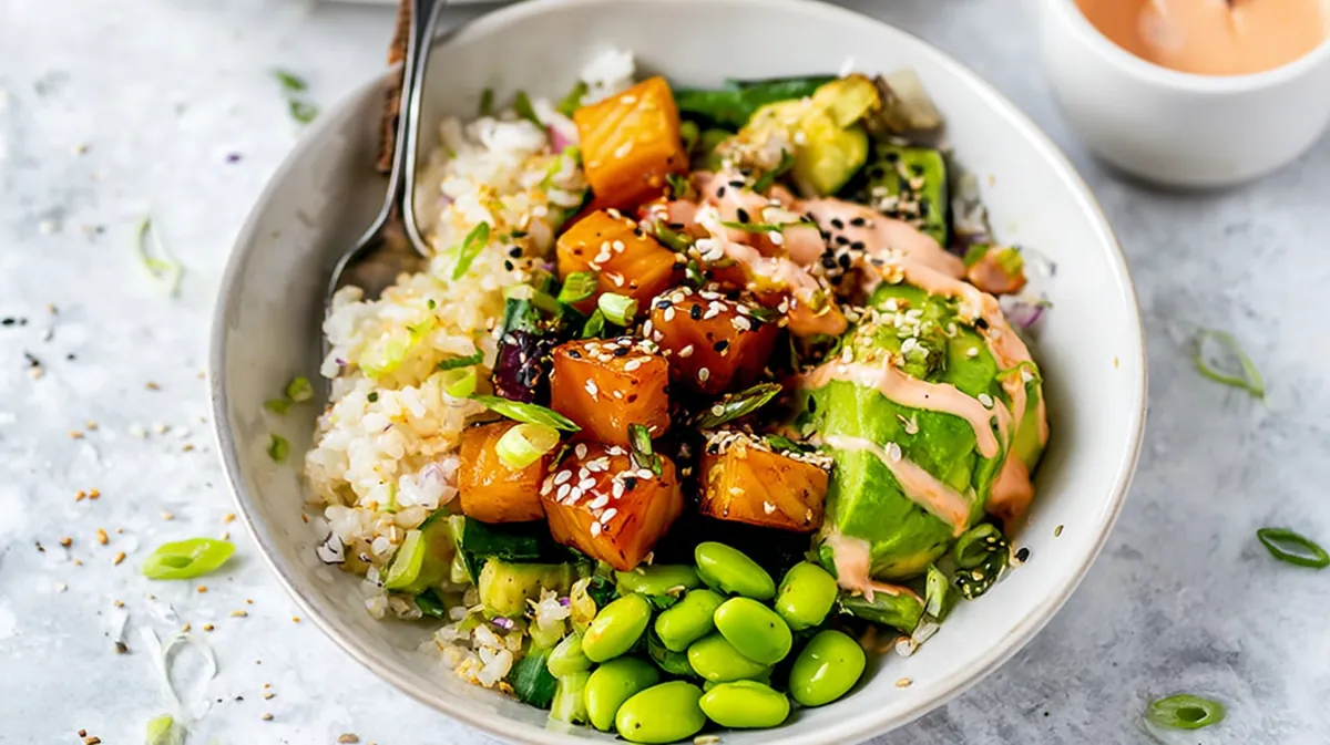 High-Protein Festival Poke Bowls