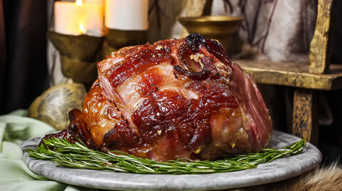 Honey & Lavender Glazed Easter Ham