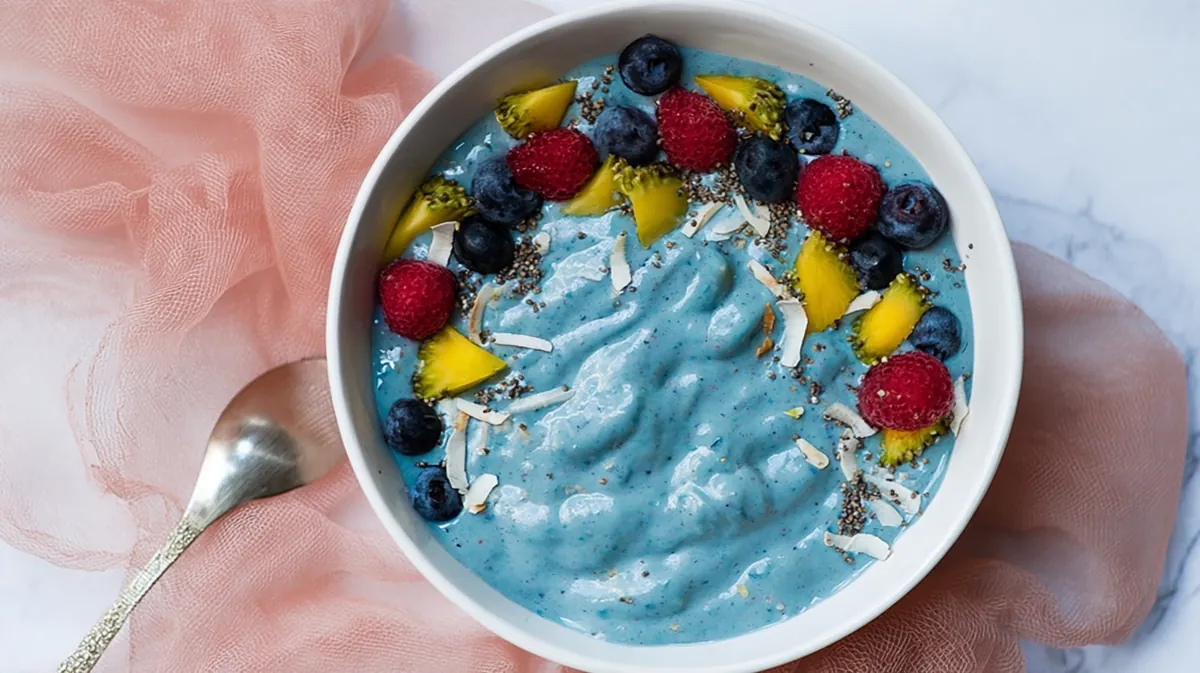 Icy Blue Coconut Milk Smoothie Bowl