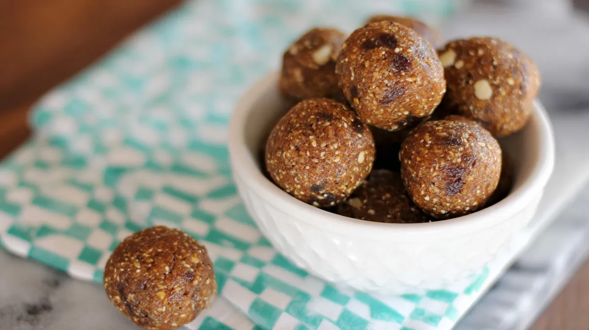 Low-Sugar Prune & Walnut Energy Bites