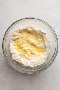 Mix matzah meal, eggs, water, and salt until well combined and let it rest for 30 minutes