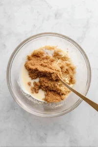 Pour the batter into a greased baking dish