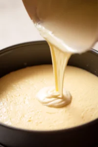 Pour the mixture into a greased baking dish or air fryer-safe pan