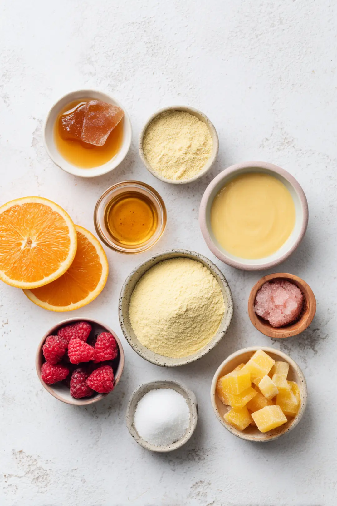 Probiotic Gummy Snacks - Homemade Gelatin - ingredients