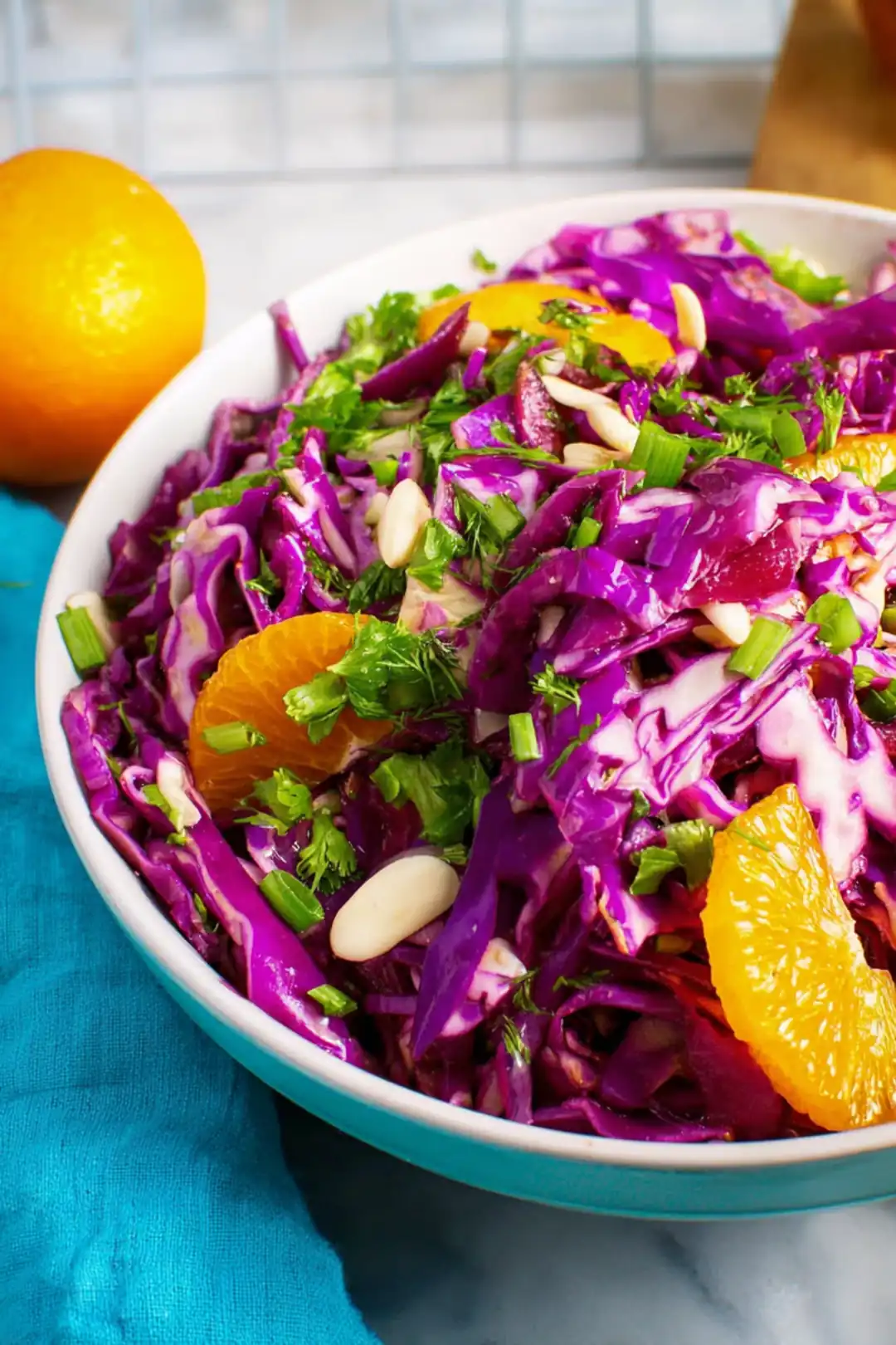 Purple Cabbage Chaos Salad Viral Recipe