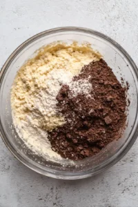 Shape the cookie dough and place it in the air fryer