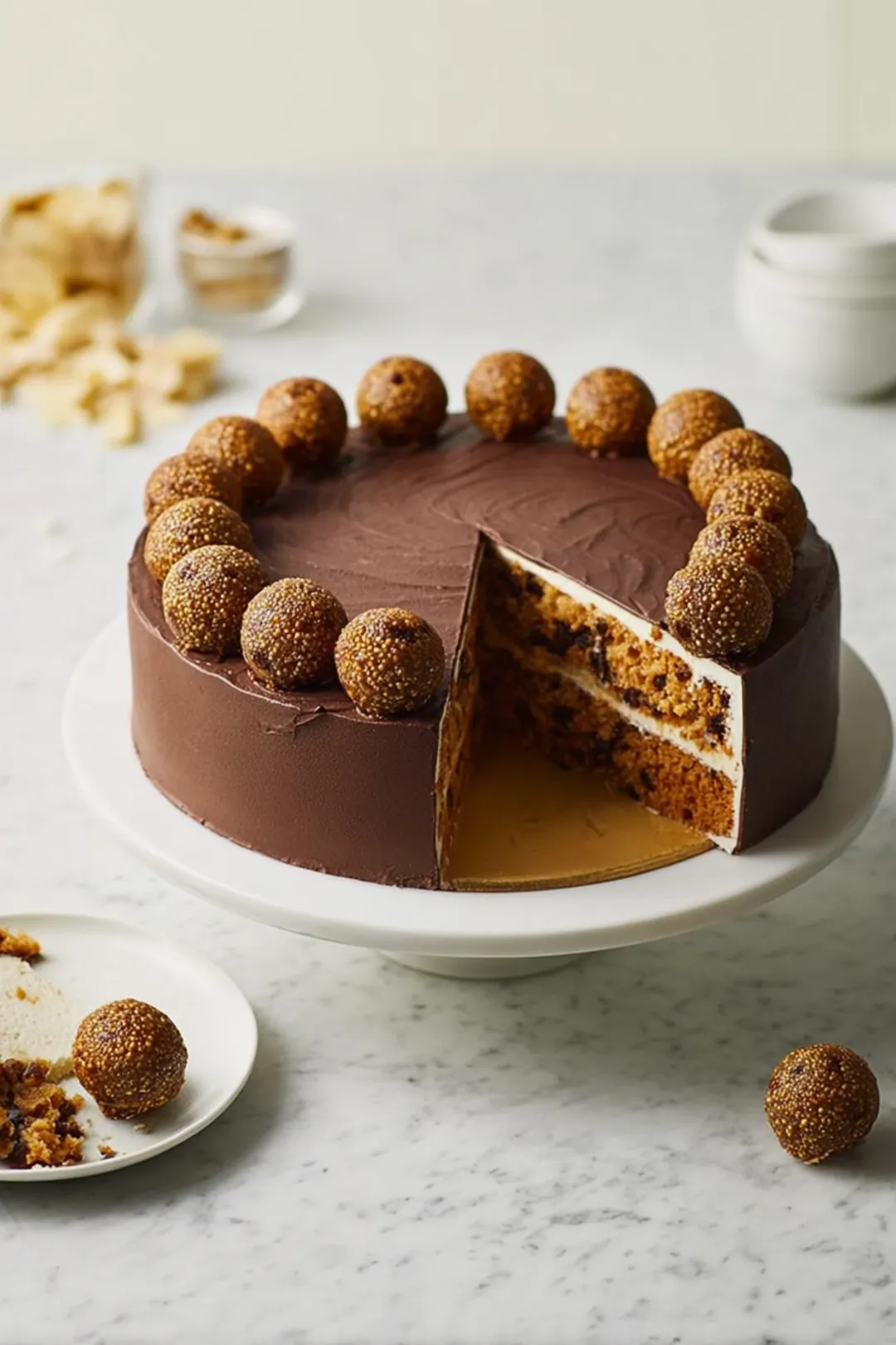 soft toasted marzipan simnel cake easter aesthetic