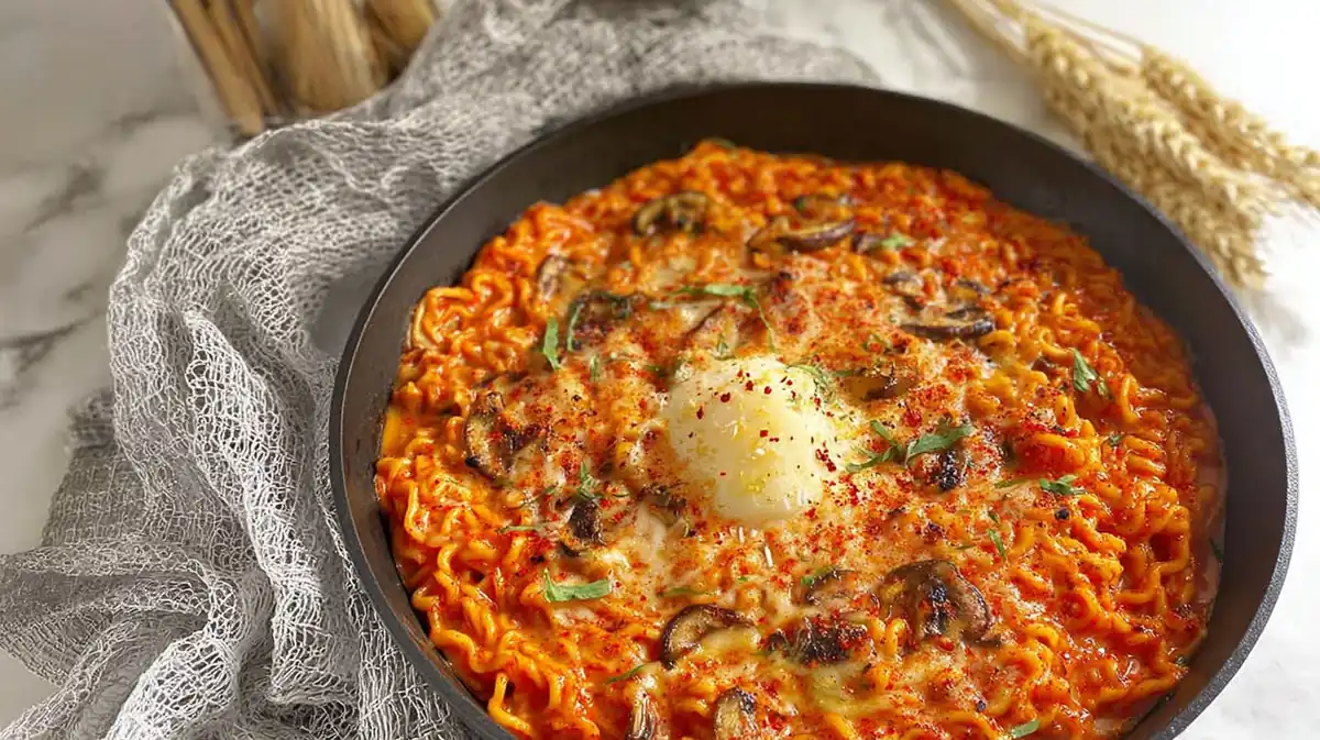 Spicy Carbonara Buldak Ramen - The - Late Night - Meta -