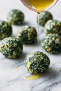 Spray or brush lightly with olive oil. Cook for 12-15 minutes, shaking the basket halfway through, until golden brown and crispy.