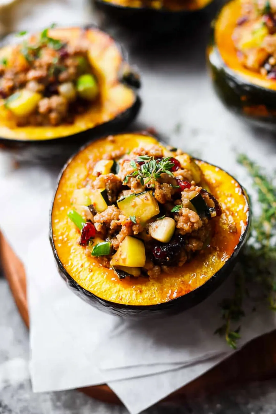 Sweet and Savory Acorn Squash