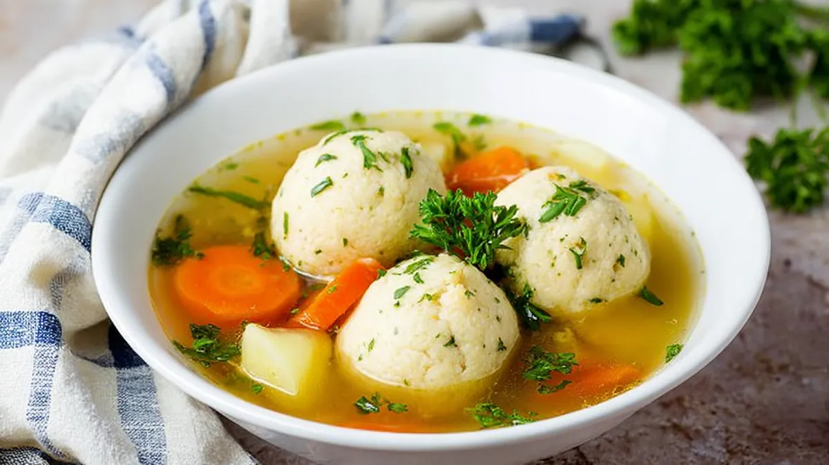 Traditional Matzah Ball Soup with Not so Homemade Hacks