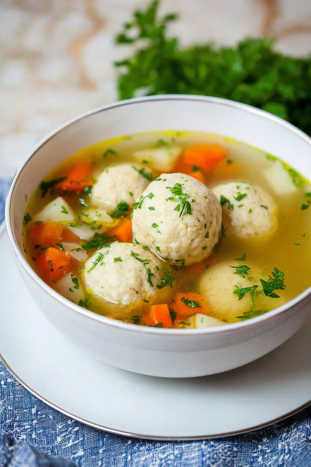 Traditional Matzah Ball Soup with Not-so-Homemade Hacks