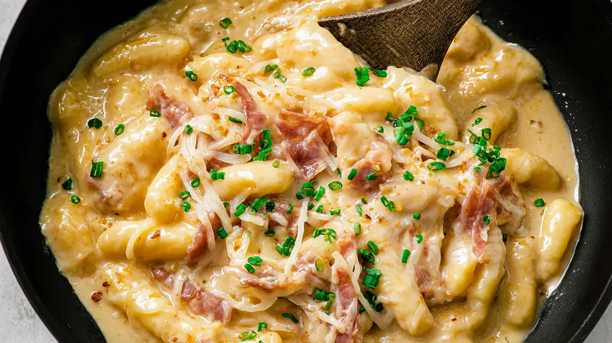 Tteokbokki carbonara - korean-italian fusion