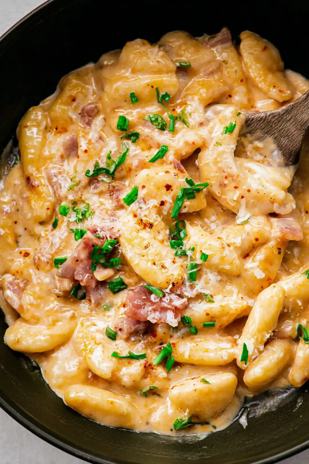 Tteokbokki carbonara korean italian fusion