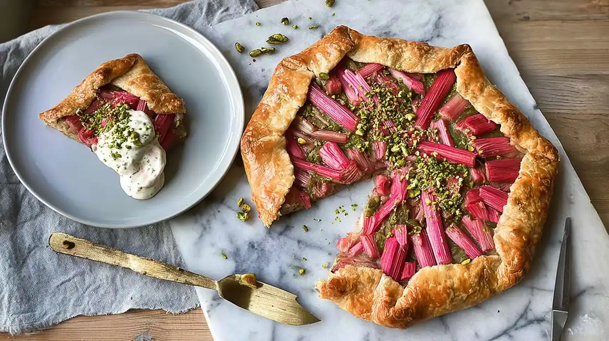 Ugly Fruit: Rhubarb and Cardamom Galette