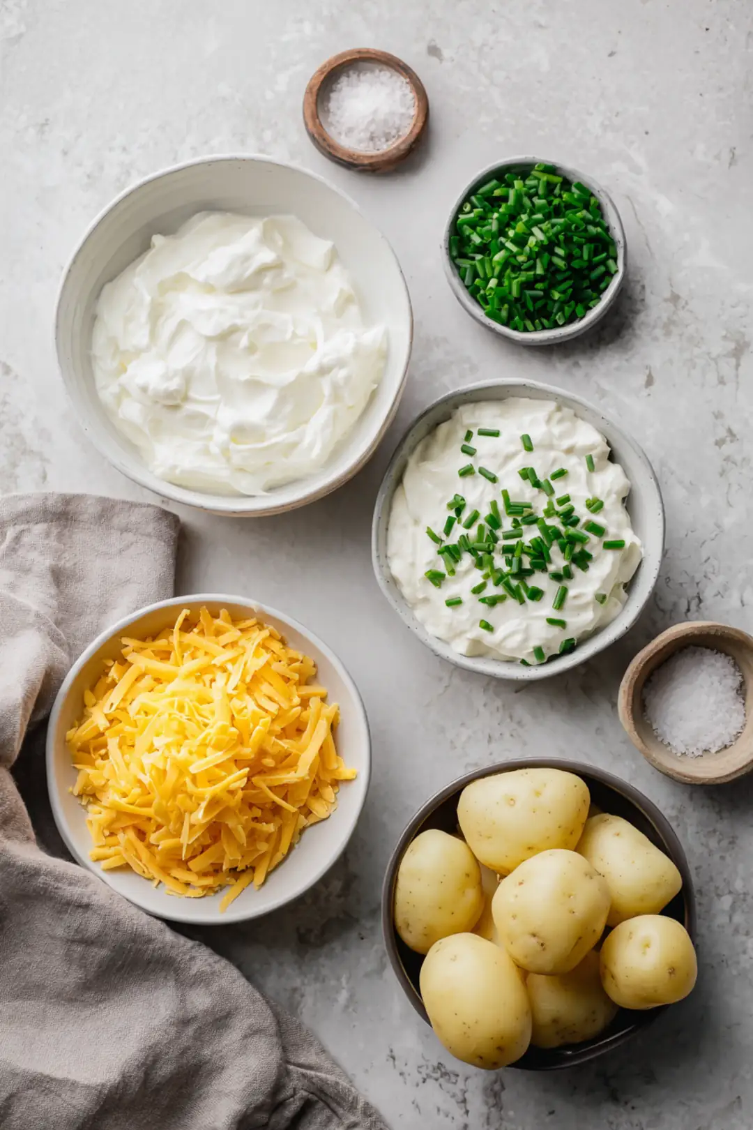 Viral Aesthetic Potato Recipes - ingredients