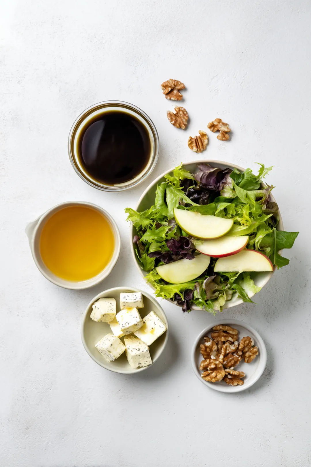 Apple feta salad ingredients